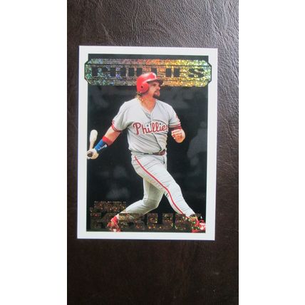 Four (4) John Kruk Baseball Cards (See Pictures and Descriptions Below)