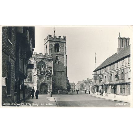 PC21215 Chapel. St. Stratford on Avon. Judges Ltd. No 21837