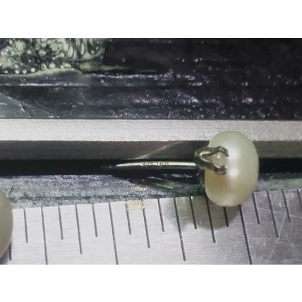 Vintage Sterling Pearl Studs