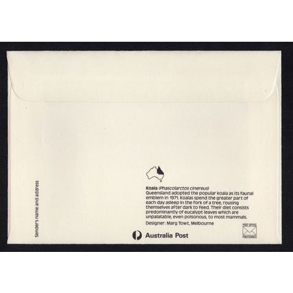 Australia - 1987 - Koala Pre-printed Envelope, FDC
