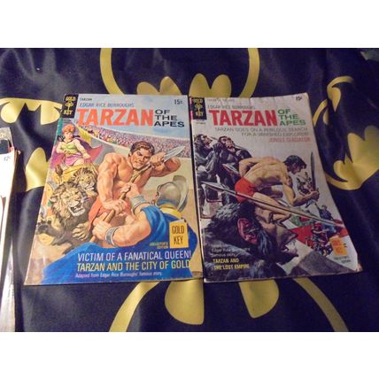 TARZAN SILVER AGE LOT!! 1965-1970! Gold Key Comics! Worth $36.00! $25.00 + Shipp