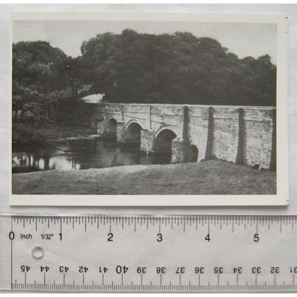 modern postcard Grassington Bridge 1945
