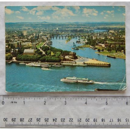 1972 postcard Koblenz