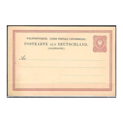 Germany 1875 [ENP] New Postal Stationery. 10 Pf. (N)