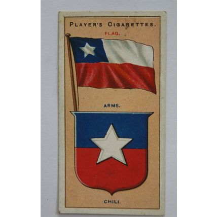 1905 Players Countries Arms & Flags No. 34 Chili