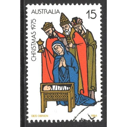 AUSTRALIA 1975: CHRISTMAS - 15c USED (G3)