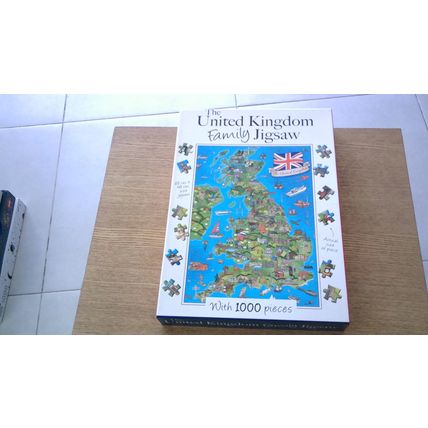 THE UNITED KINGDOM FAMILY JIGSAW Puzzle (1000 Piece) 2020