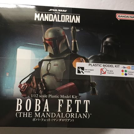 NEW 2022 Bandai Star Wars Boba Fett 1:12 Plastic Model Kit Figure