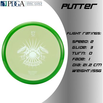 CROWN ME PDGA Aprroved Disc Golf Pro Set with Bag and 6 Discs