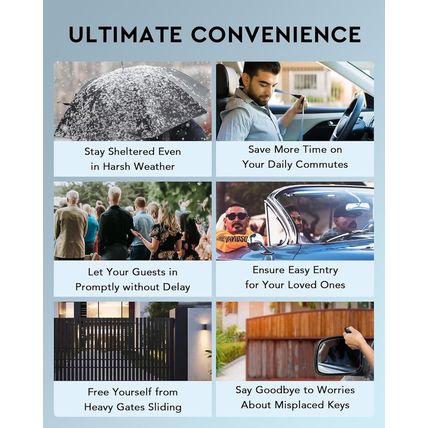 CO-Z 1400Lb Automatic Sliding Gate Opener, Electric Rolling Driveway Fence Slide