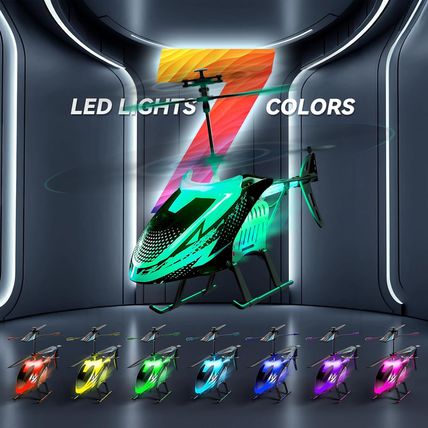 RC Helicopters Big Remote Control Helicopter for Kids Adults with 7+1 LED Light