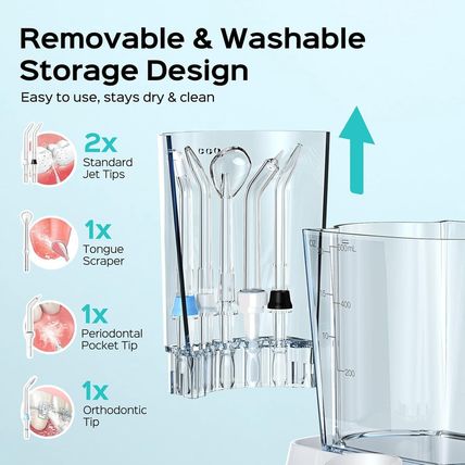 COSLUS Professional Water Flosser for Teeth: 12 Pressure Settings Electric Denta
