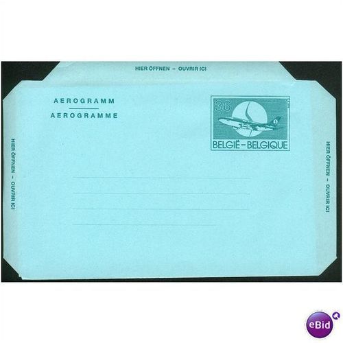 Belgium Aerogramme 1994 - 36 pre-paid