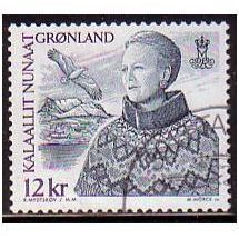 2000 Greenland Sc# 375 used - Queen 12 kr