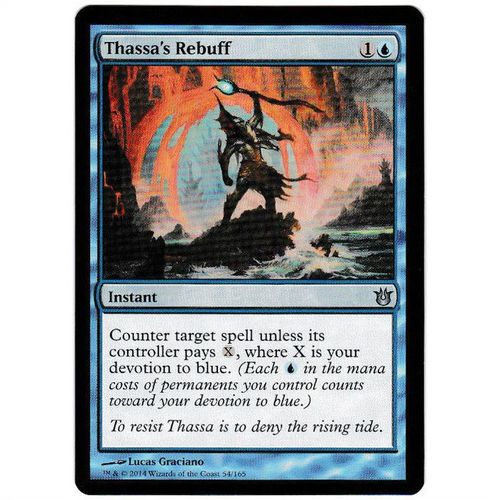 Magic the Gathering - Born of the Gods - #54/165 - Thessa's Rebuff