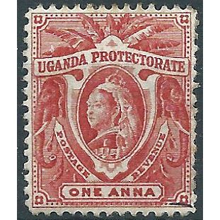 Uganda 1898 SG84 1a Scarelet Mounted Mint .. ..