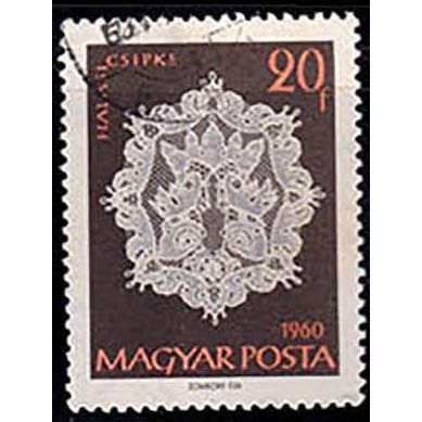 Hungary 1960 Lace 20f Used Stamp