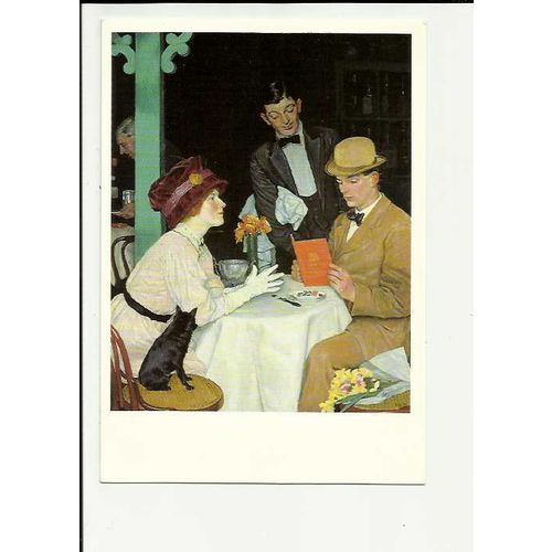 Art BANK HOLIDAY (William Strang) by Tate Gallery Postcard