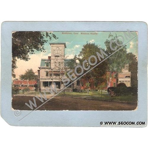 CT Middletown Postcard Middlesex Hospital ct_box3~1428
