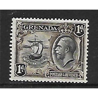 GRENADA 1934 1d BLACK AND SEPIA SG 136a M MINT