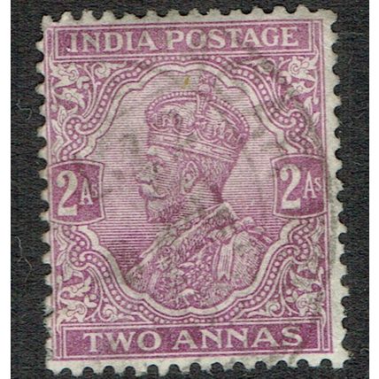 India 1911 2a Purple SG166 FU