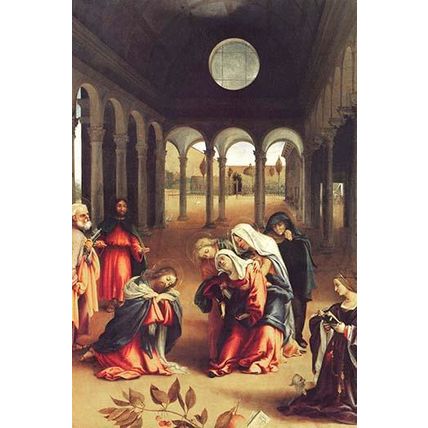 Christ bids farewell to his mother 20 x 30 Poster