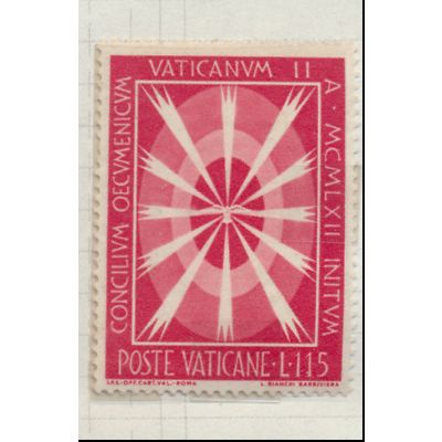 Vatican City Stamp Scott #352, Mint Never Hinged