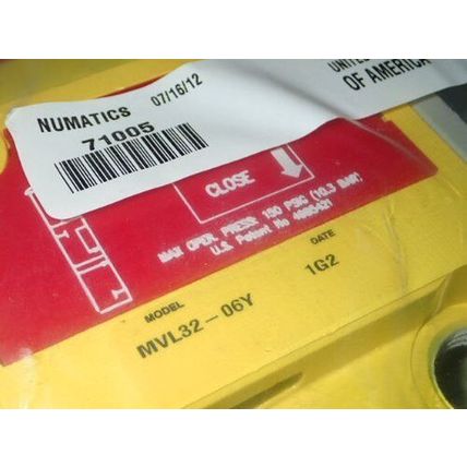 NEW NUMATICS 71005,F32B-06AM,MVL32-06Y FLEXIBLOCK LOCKOUT VALVE MANIFOLD,DF