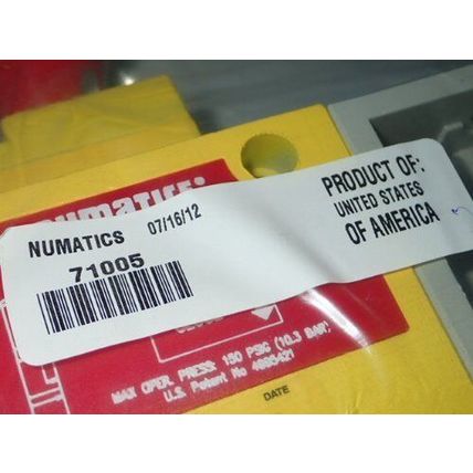 NEW NUMATICS 71005,F32B-06AM,MVL32-06Y FLEXIBLOCK LOCKOUT VALVE MANIFOLD,DF