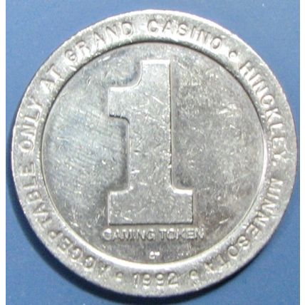 Mille Lacs. $1 Casino Token. Hinckley, MN. T17.