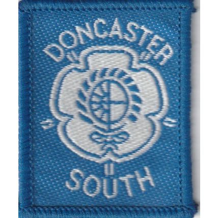 Scout Badge UK - Doncaster South - Black Back (BY208)
