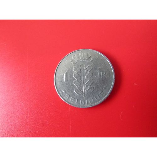 1974 BELGIUM ONE FRANC FRENCH TEXT FREE POST. AS