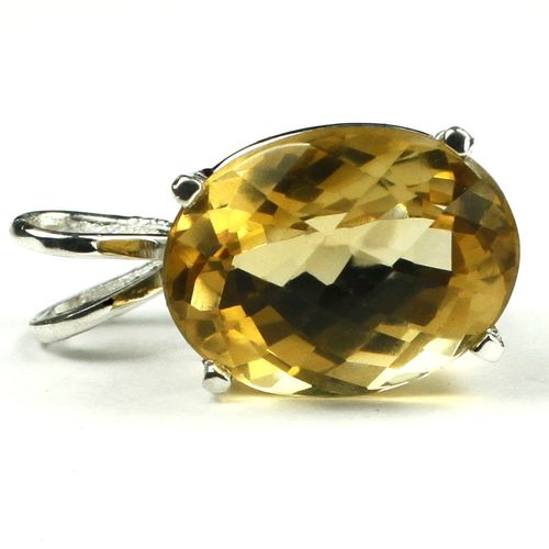 Citrine, 925 Sterling Silver Pendant, SP004