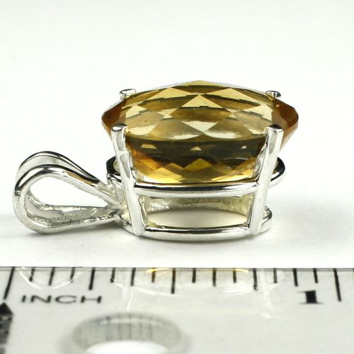 Citrine, 925 Sterling Silver Pendant, SP004