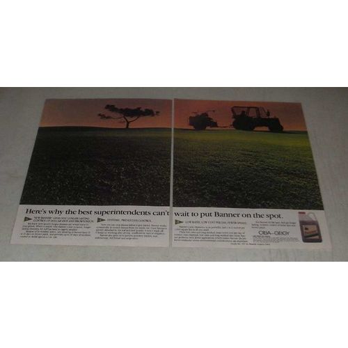 1987 Ciba-Geigy Banner Ad - The Best Superintendents
