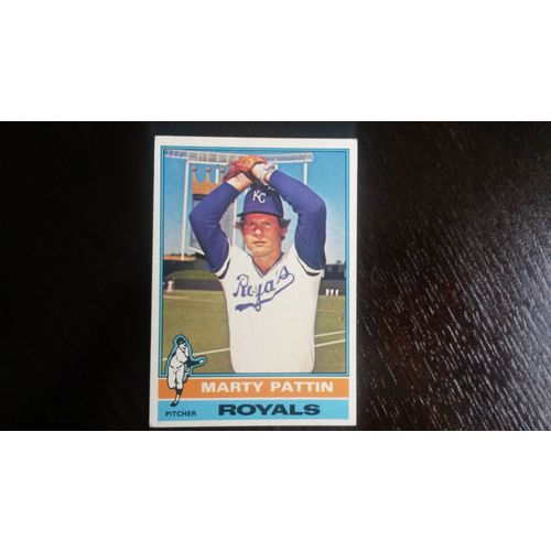 1976 Topps Card # 492 Marty Pattin Very Good-Excellent (4) Kansas City Royals