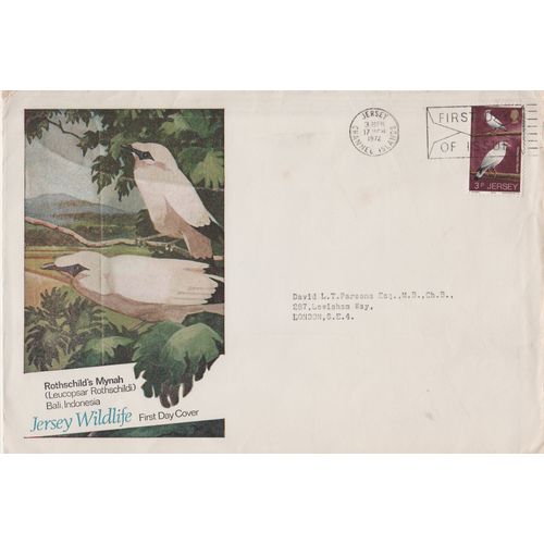 Jersey 1972 Wildlife FDC see others