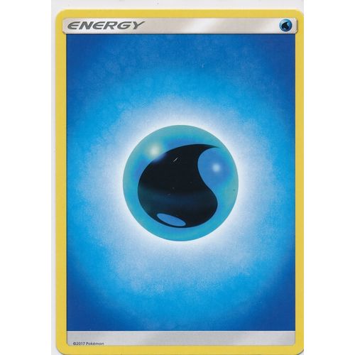 Pokemon Sun & Moon Guardians Rising Water Energy Card