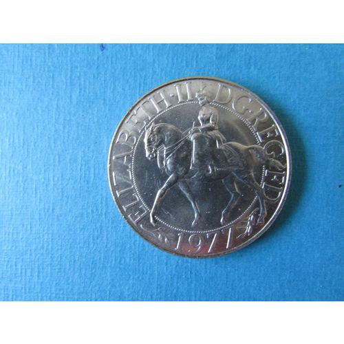 1977 QUEEN ELIZABETH II SILVER JUBILEE CROWN FREE POST. G