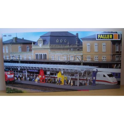 Faller HO 193 / 120193 Scenic Dock Station ICE - Platforms Building Kit unbuilt