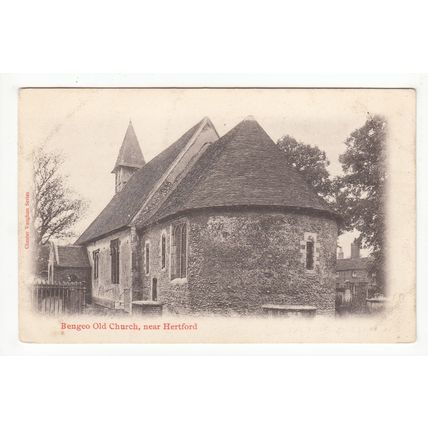 Old Church Bengeo Postcard near Hertford Hertfordshire