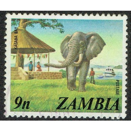 Zambia 1975 Definitive Issue 9n Multicoloured SG232 FU