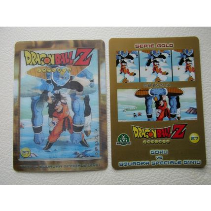 Giochi Preziosi 1989 Dragon Ball Z Serie Gold Lenticular Card Choice (e34)