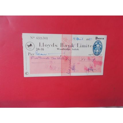 CHEQUE USED 19TH APRIL (23/12)