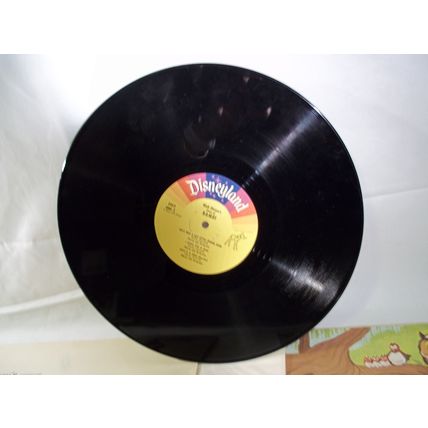 Walt Disney Bambi Vinyl LP Story and Songs Book Disneyland 3903 1969*