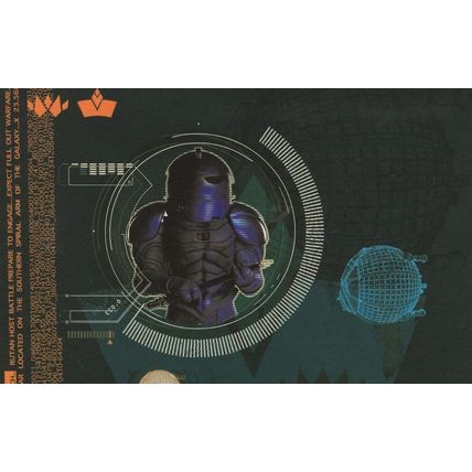 Dr Who Sontaran PC Monitor Technical View TV Show Postcard
