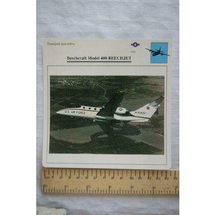Beechcraft Model 400 Beechjet - USA - Transport & Utility - Collectors Club Card