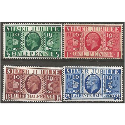 1935 Silver Jubilee Set SG453-456 Unmounted Mint ..