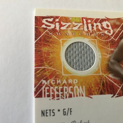 2005-06 Upper Deck New Jersey Nets Richard Jefferson Rookie Relic Card #SS-RJ