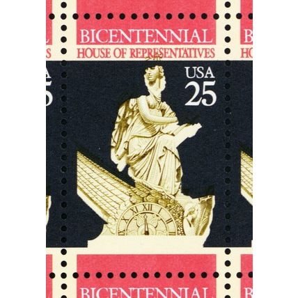 2412, Mint NH Gold Color Shifted Up Error In Sheet of 50 Stamps - Stuart Katz